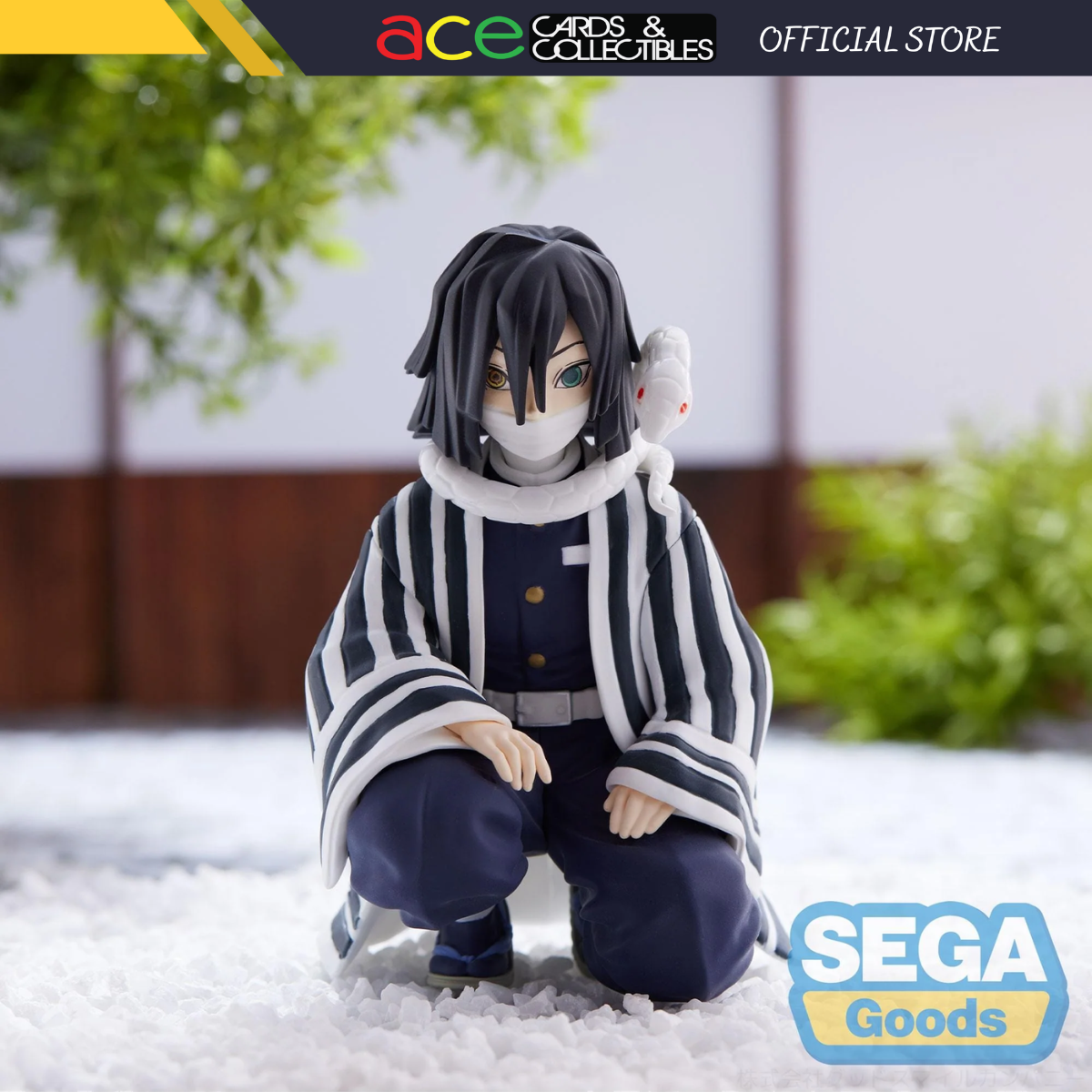 Demon Slayer: Kimetsu No Yaiba "Obanai Iguro" -Hashira Meeting- Premium Perching Figure-Sega-Ace Cards & Collectibles