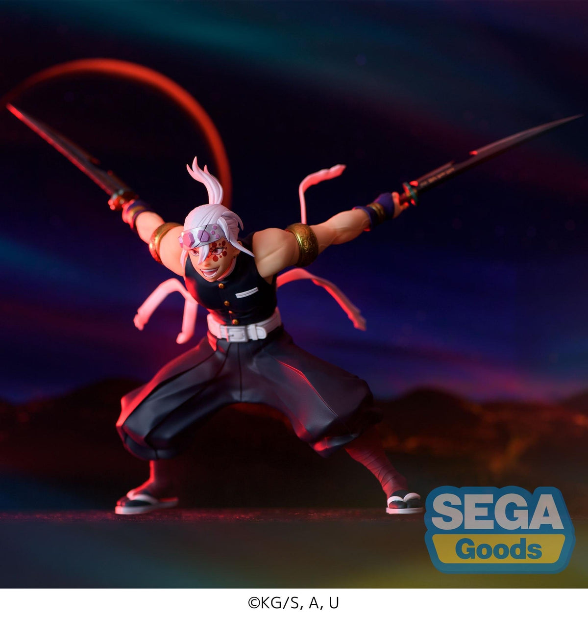 Demon Slayer: Kimetsu no Yaiba Figurizma &quot;Tengen Uzui&quot; Fierce Battle-Sega-Ace Cards &amp; Collectibles