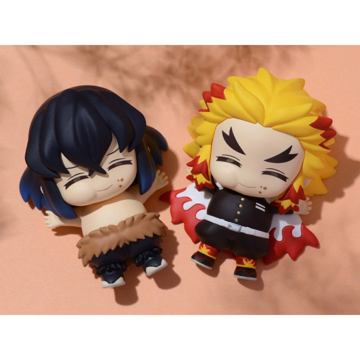 Demon Slayer: Kimetsu no Yaiba Full and Happy Mascot Anime Min Figure Vol.2 "Inosuke Hashibira & Kyojuro Rengoku"-Rengoku-Sega-Ace Cards & Collectibles