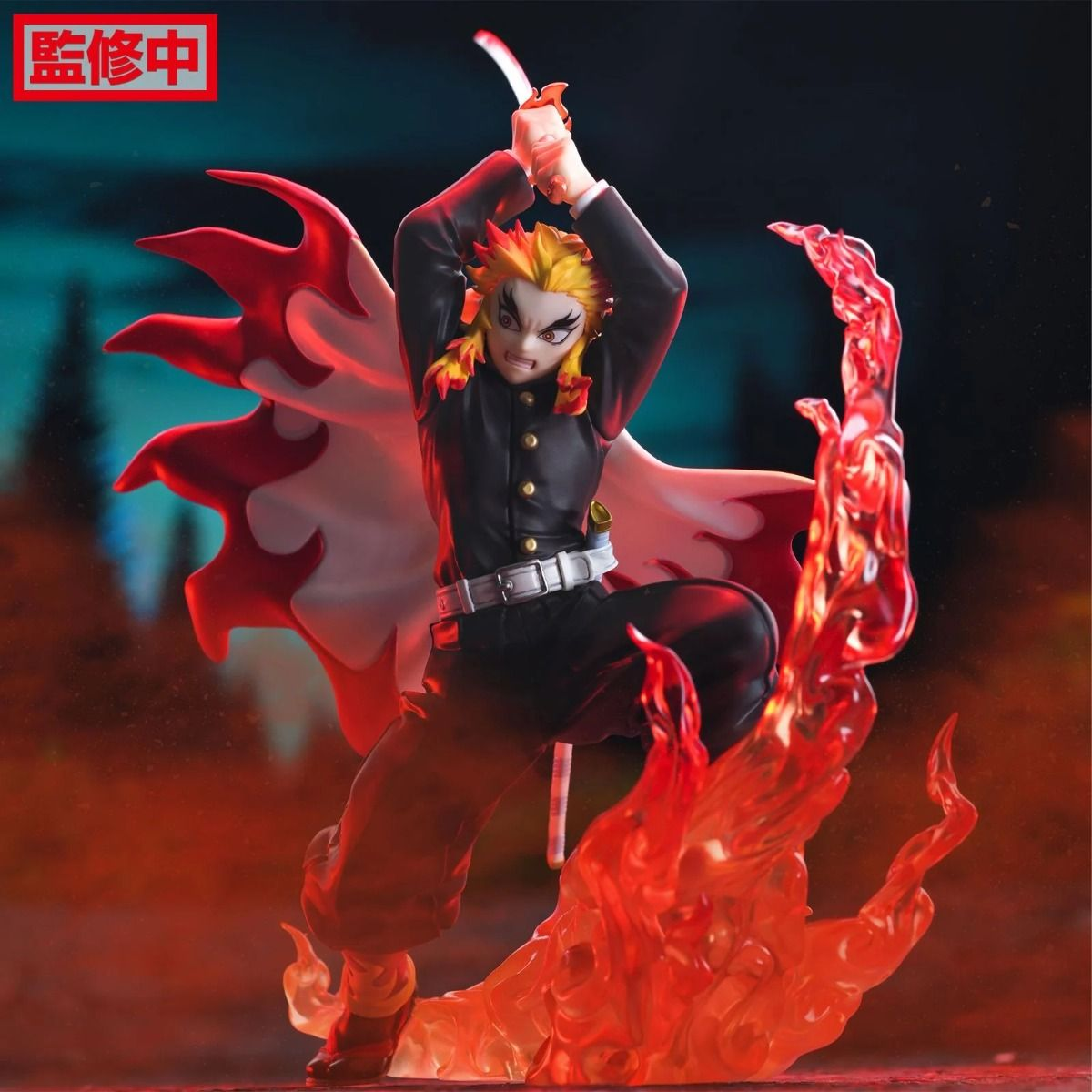 Demon Slayer: Kimetsu no Yaiba Xross Link Figure &quot;Kyojuro Rengoku&quot;-Sega-Ace Cards &amp; Collectibles