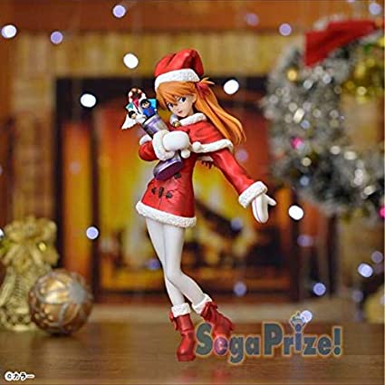 Evangelion &quot;Asuka Shikinami Langley&quot; (Christmas Ver.)-Sega-Ace Cards &amp; Collectibles