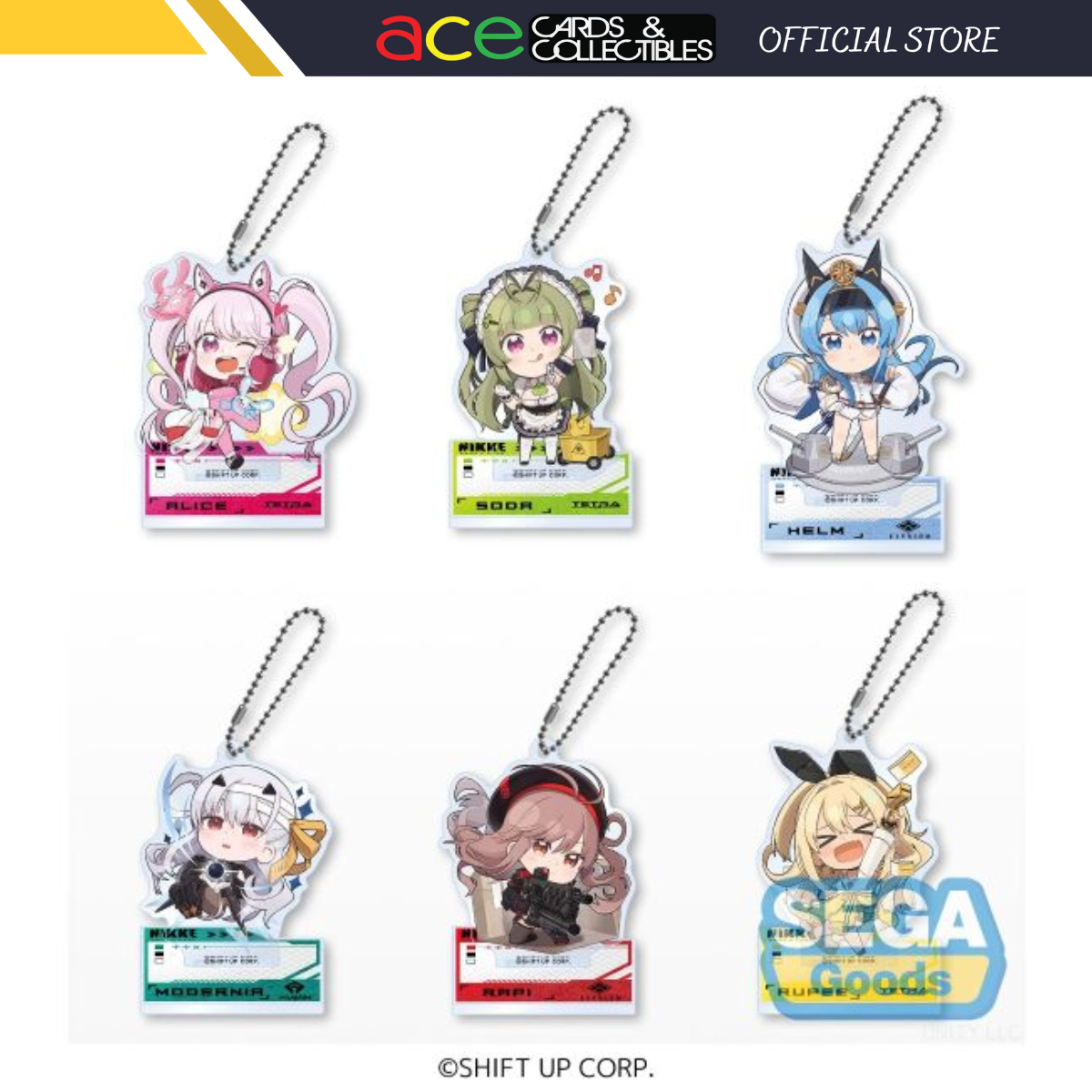 GODDESS OF VICTORY: NIKKE Acrylic Stand Vol. 1-Whole Box (6pcs)-Sega-Ace Cards &amp; Collectibles