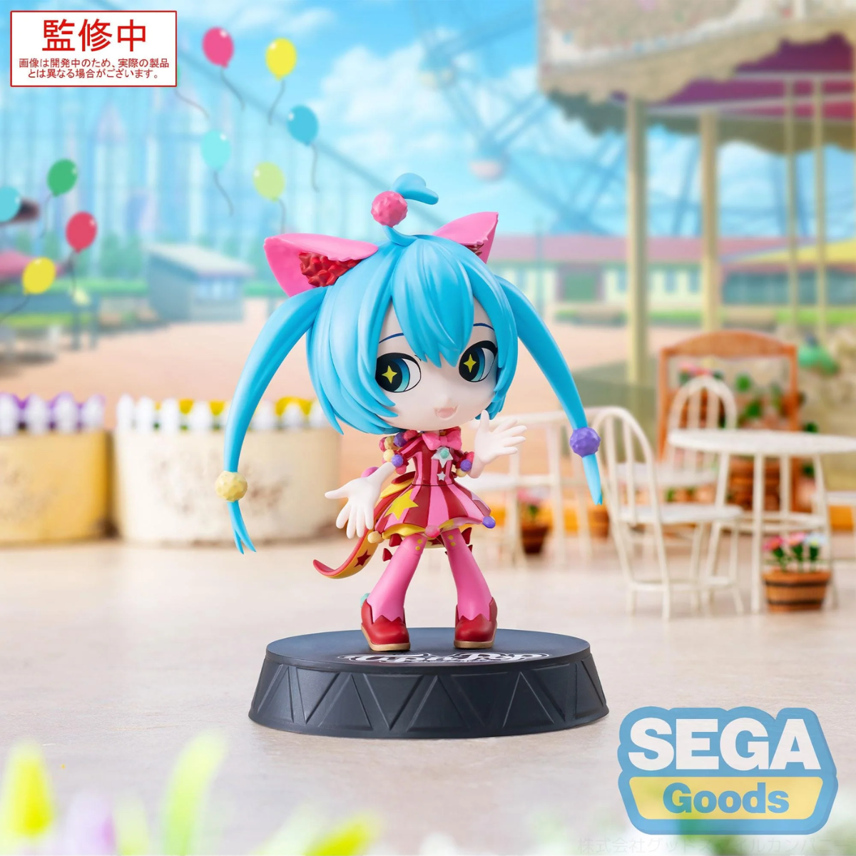 Hatsune Miku: Colorful Stage! Tip&#39;n&#39;Pop PM Figure Wonderland Sekai &quot;Hatsune Miku&quot;-Hatsune Miku-Blue-Sega-Ace Cards &amp; Collectibles