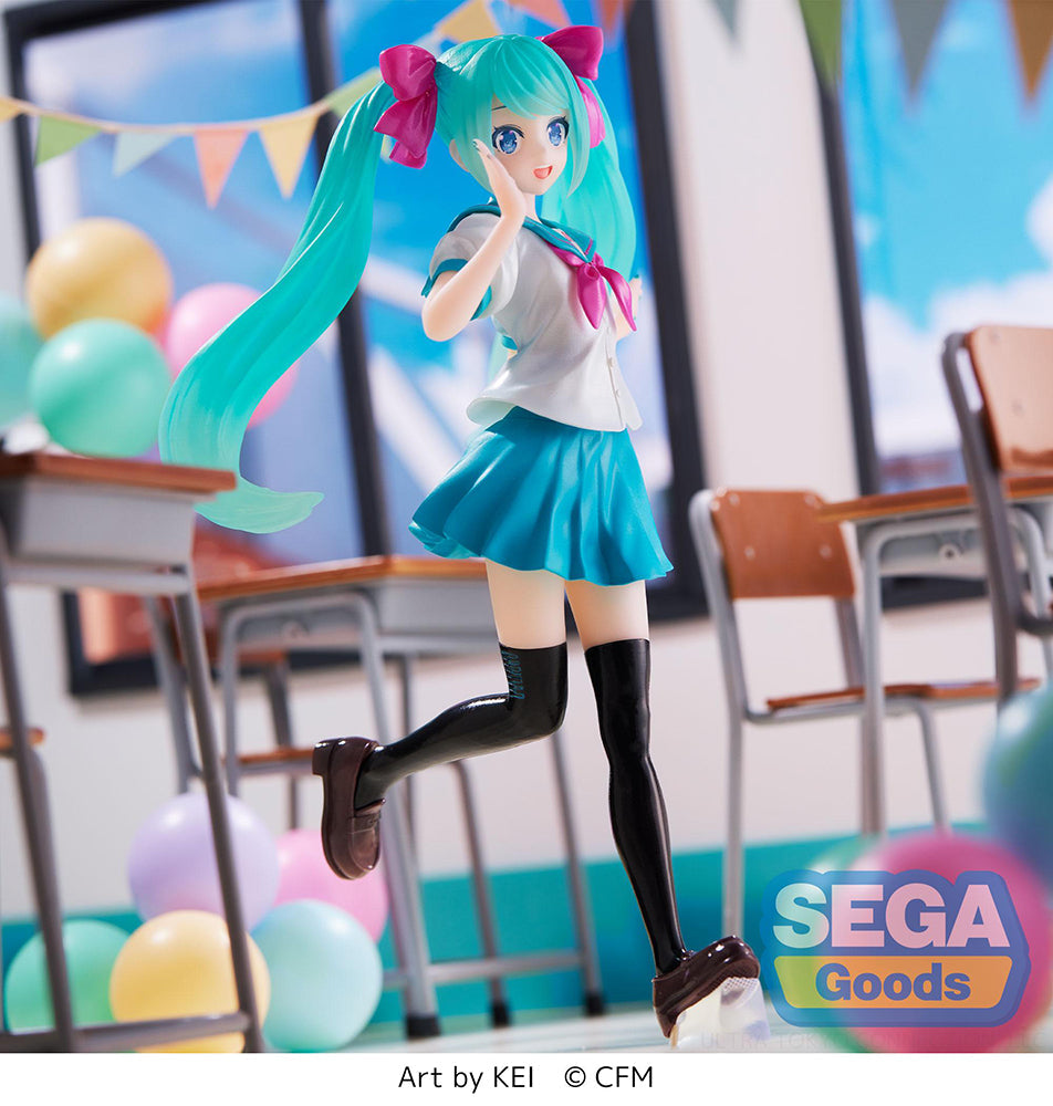 Hatsune Miku Luminasta &quot;Hatsune Miku 16th Anniversary&quot; (KEI Ver.)-Sega-Ace Cards &amp; Collectibles