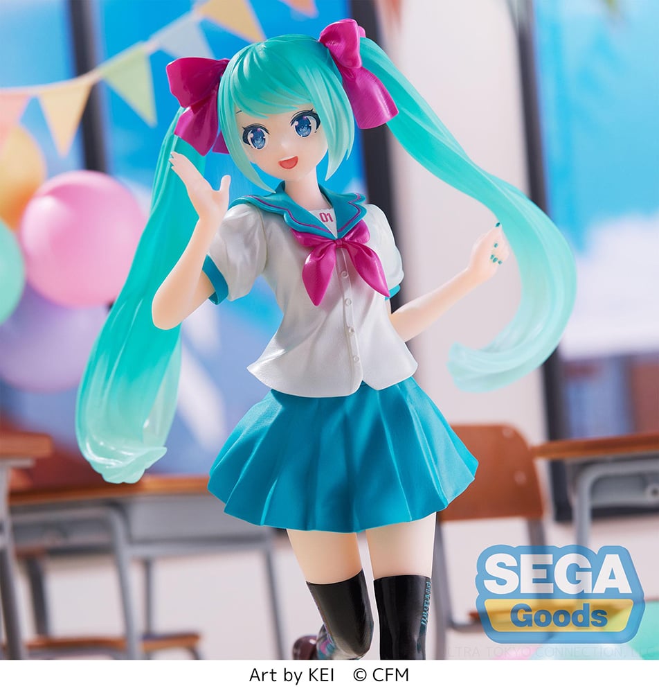 Hatsune Miku Luminasta &quot;Hatsune Miku 16th Anniversary&quot; (KEI Ver.)-Sega-Ace Cards &amp; Collectibles