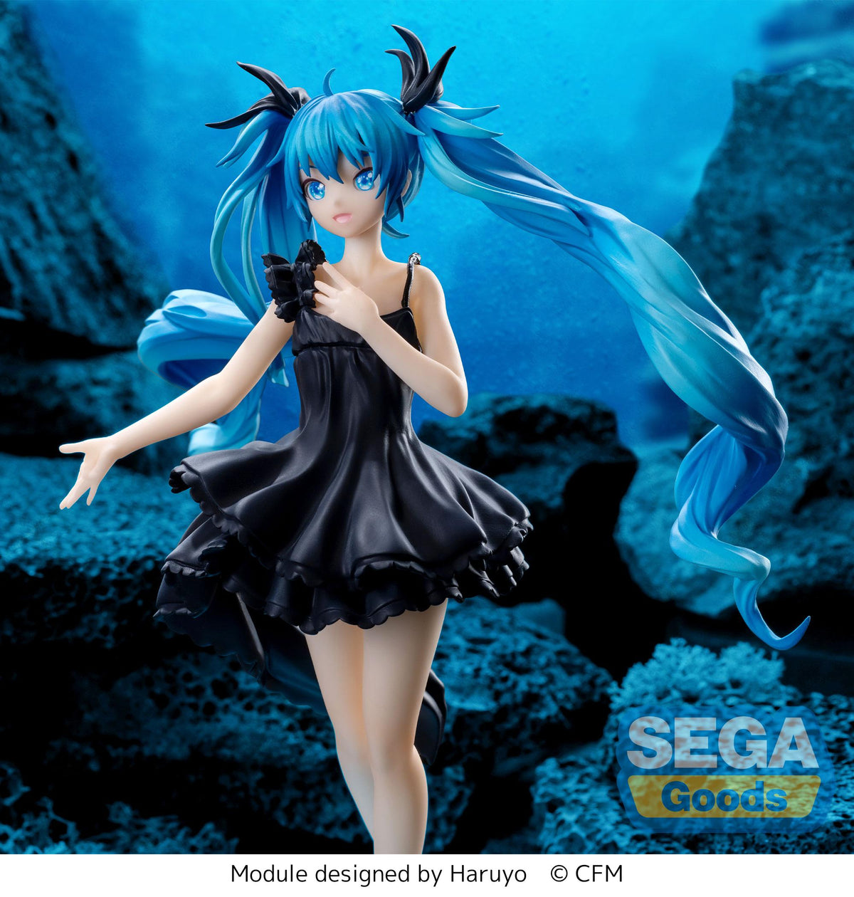 Hatsune Miku Luminasta Project Diva Mega 39&#39;s &quot;Hatsune Miku&quot; (Deep Sea Girl Ver.)-Sega-Ace Cards &amp; Collectibles