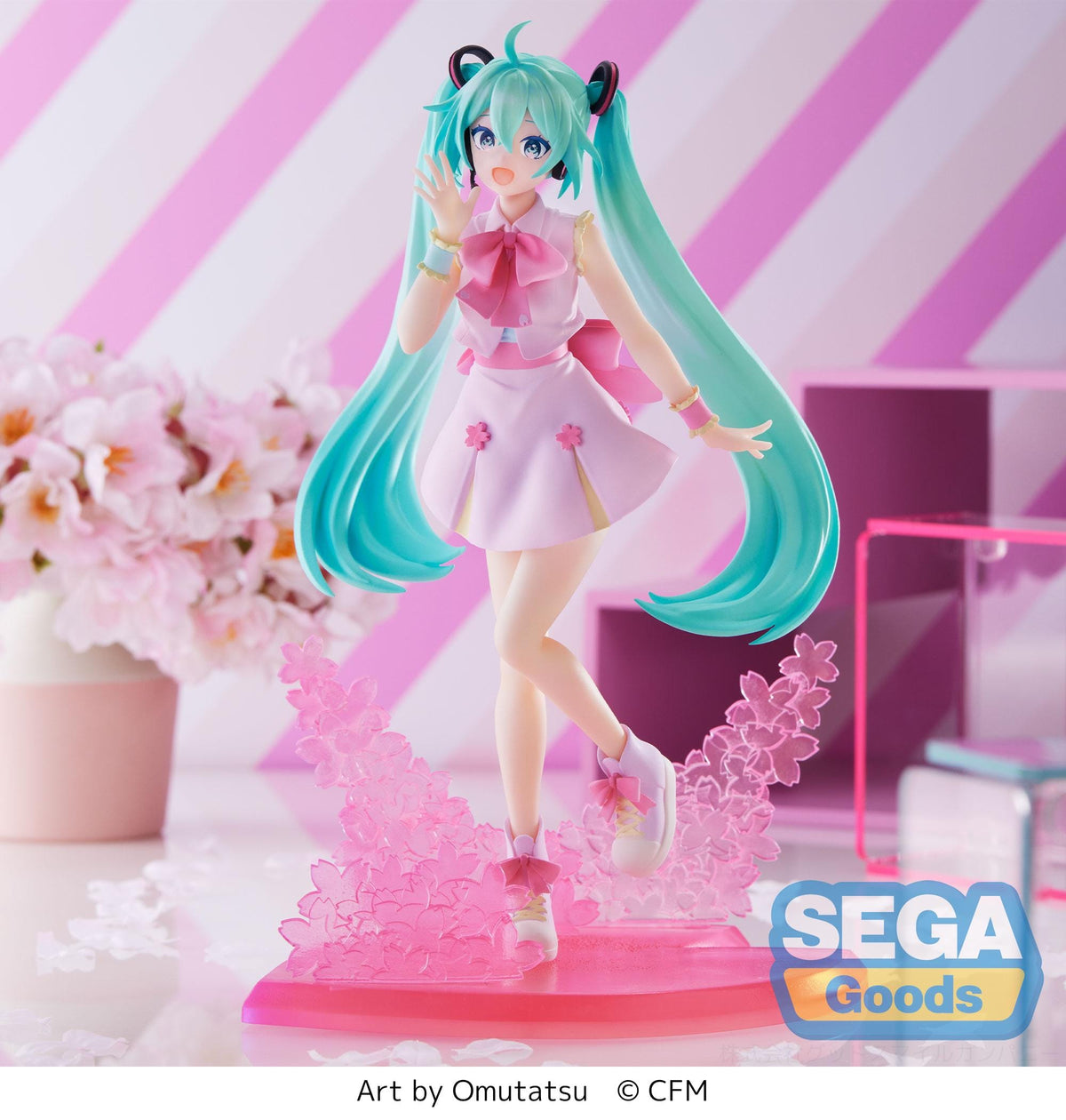 Hatsune Miku Luminasta "Sakura Miku" (Omutatsu Ver. )-Sega-Ace Cards & Collectibles