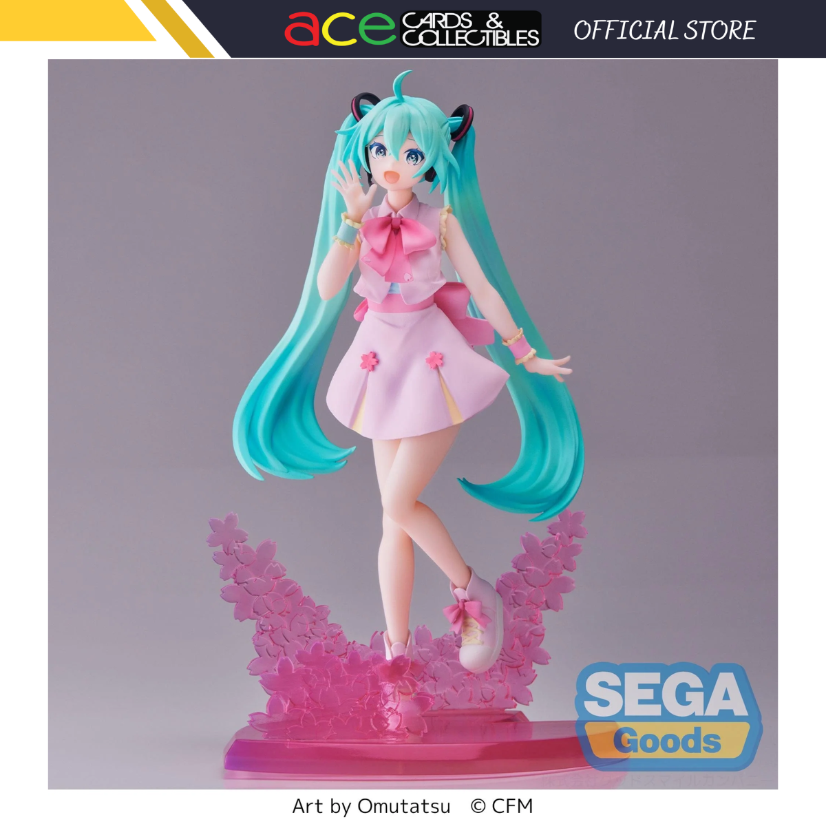 Hatsune Miku Luminasta "Sakura Miku" (Omutatsu Ver. )-Sega-Ace Cards & Collectibles
