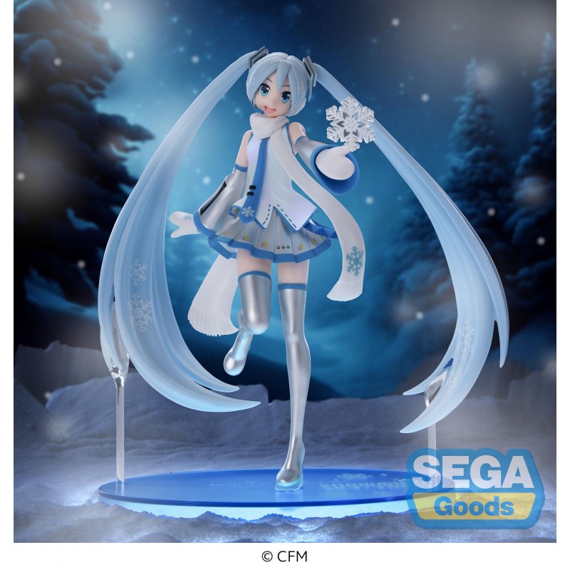 Hatsune Miku Luminasta "Snow Miku" (Snow Miku Sky Town Ver.)-Sega-Ace Cards & Collectibles