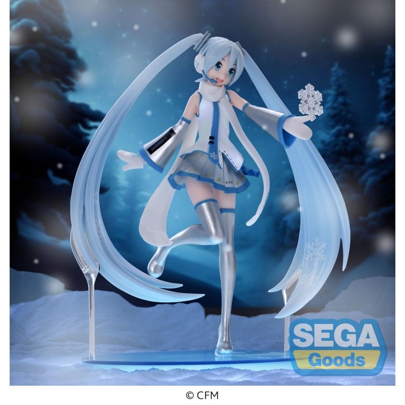 Hatsune Miku Luminasta "Snow Miku" (Snow Miku Sky Town Ver.)-Sega-Ace Cards & Collectibles