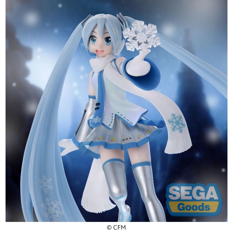 Hatsune Miku Luminasta "Snow Miku" (Snow Miku Sky Town Ver.)-Sega-Ace Cards & Collectibles