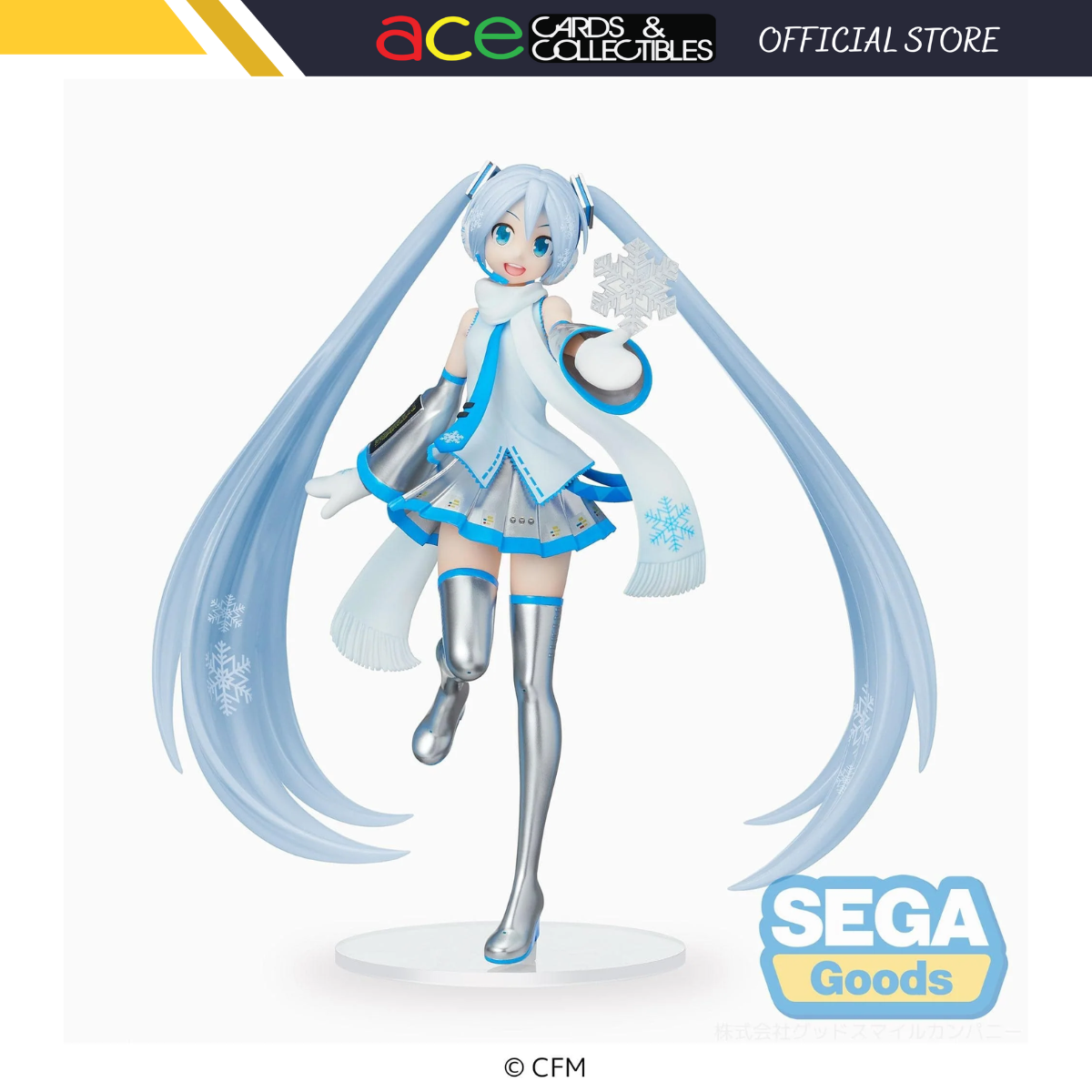 Hatsune Miku Luminasta "Snow Miku" (Snow Miku Sky Town Ver.)-Sega-Ace Cards & Collectibles
