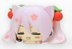 Hatsune Miku Ohiruneko MP Mini Figure "Sakura Miku" 2023-Set of 3-Sega-Ace Cards & Collectibles