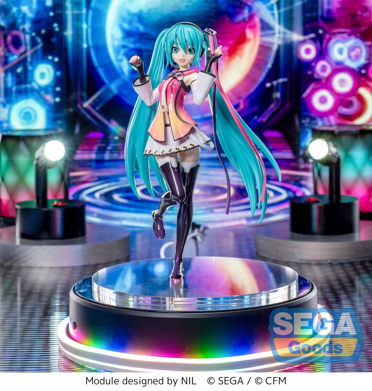 Hatsune Miku Project DIVA MEGA39's Luminasta Figure "Hatsune Miku" (Star Voice Ver.)-Sega-Ace Cards & Collectibles