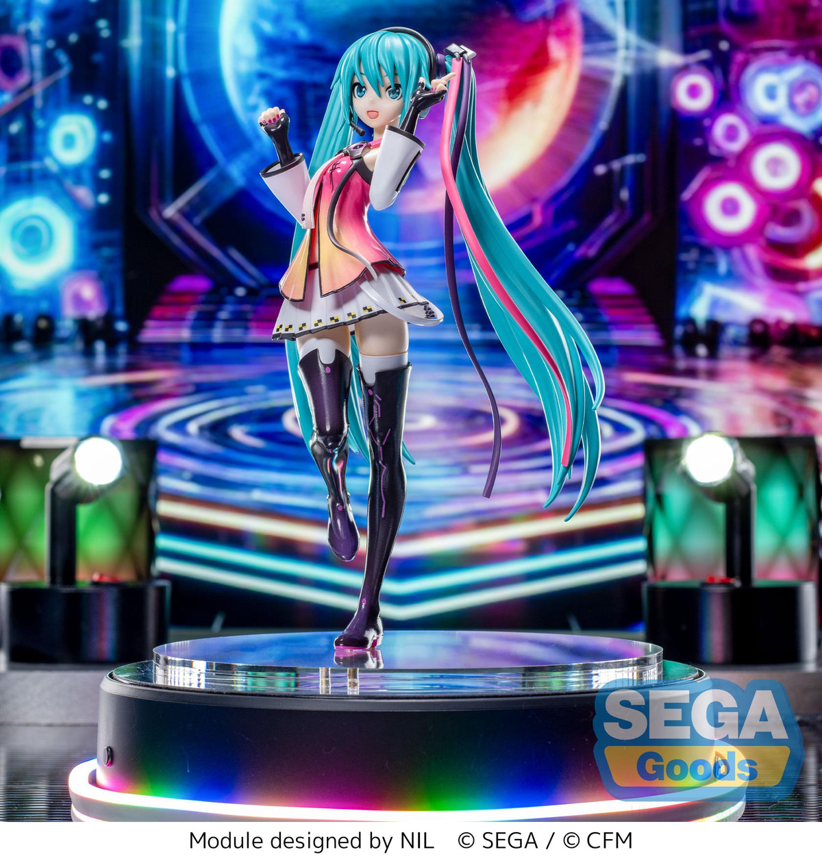 Hatsune Miku Project DIVA MEGA39's Luminasta Figure "Hatsune Miku" (Star Voice Ver.)-Sega-Ace Cards & Collectibles