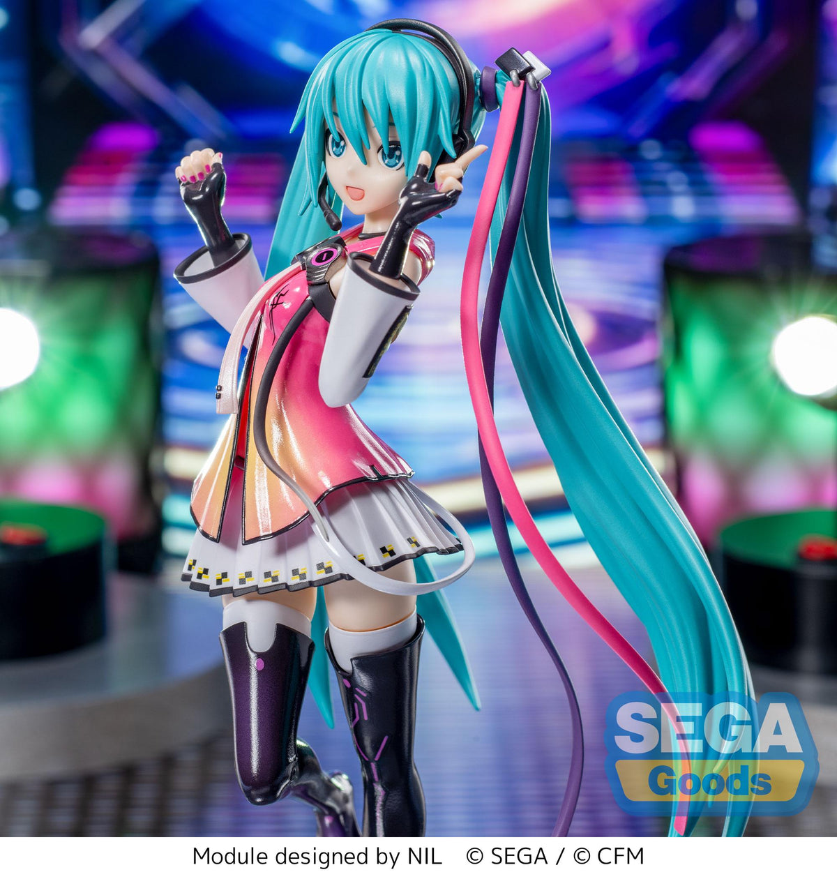 Hatsune Miku Project DIVA MEGA39's Luminasta Figure "Hatsune Miku" (Star Voice Ver.)-Sega-Ace Cards & Collectibles