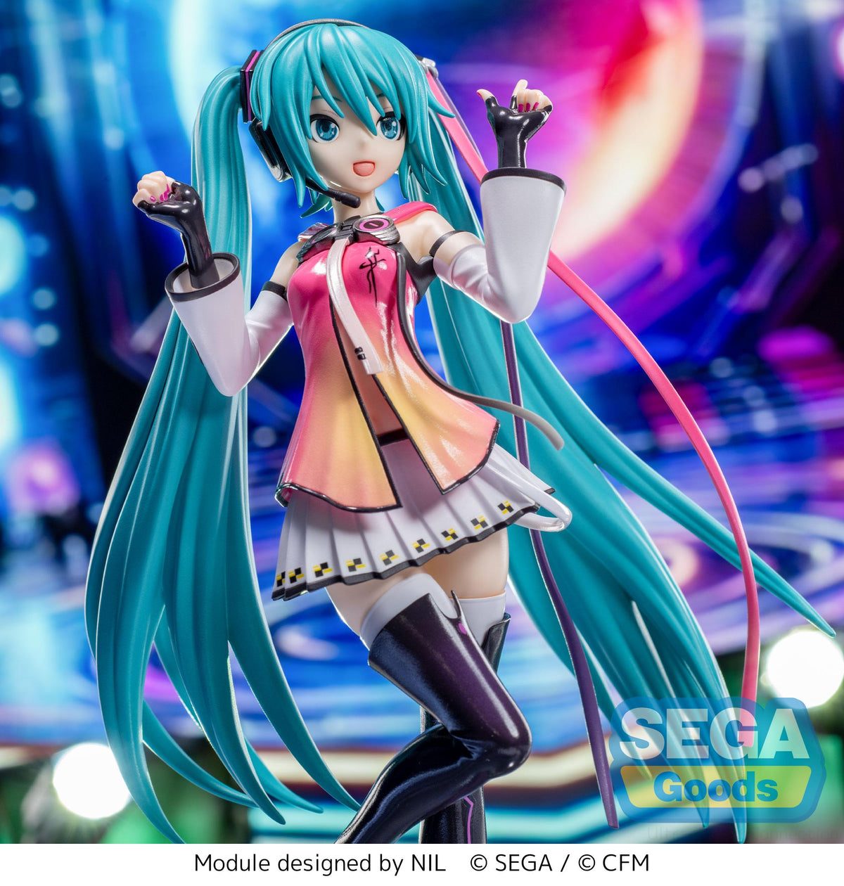 Hatsune Miku Project DIVA MEGA39's Luminasta Figure "Hatsune Miku" (Star Voice Ver.)-Sega-Ace Cards & Collectibles
