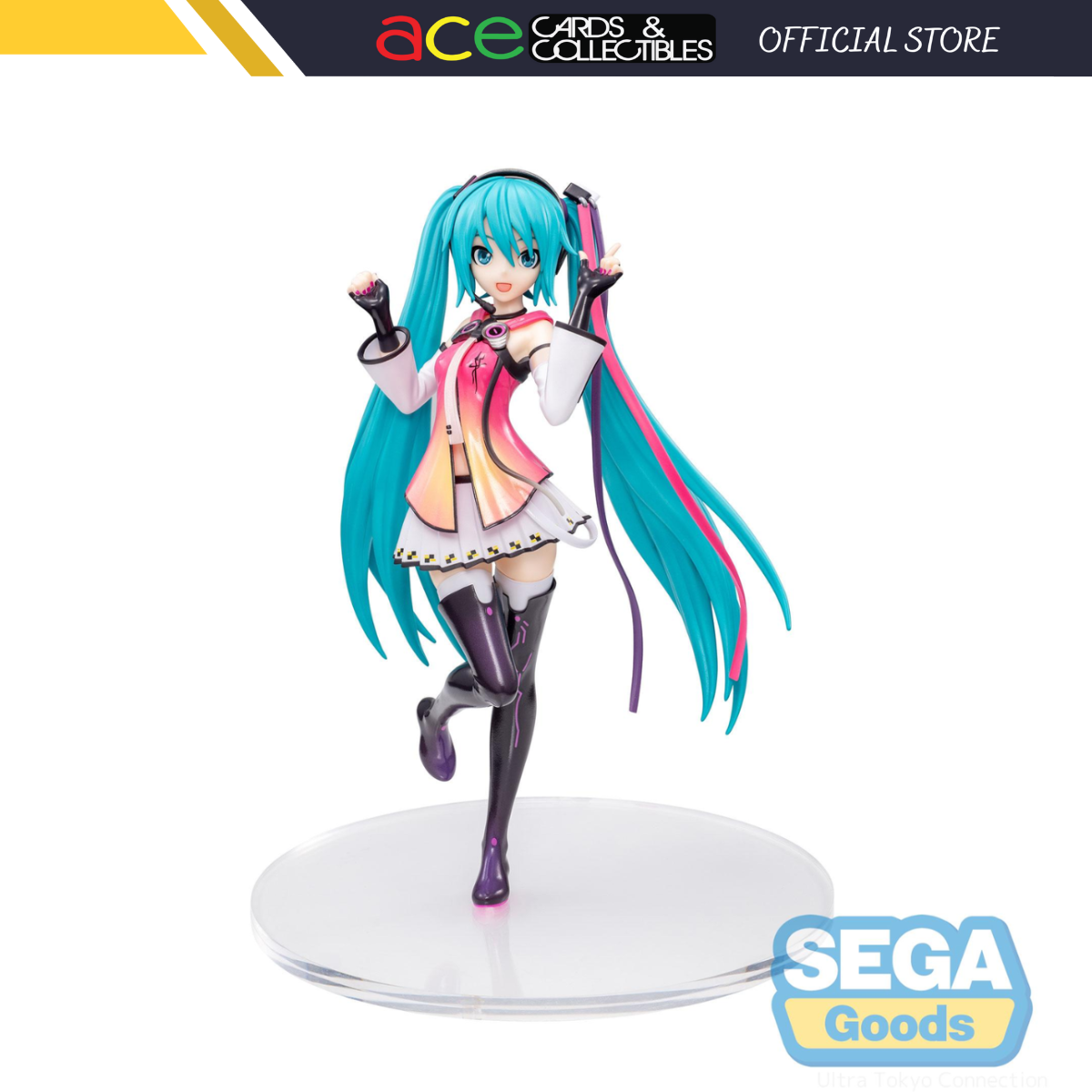 Hatsune Miku Project DIVA MEGA39's Luminasta Figure "Hatsune Miku" (Star Voice Ver.)-Sega-Ace Cards & Collectibles