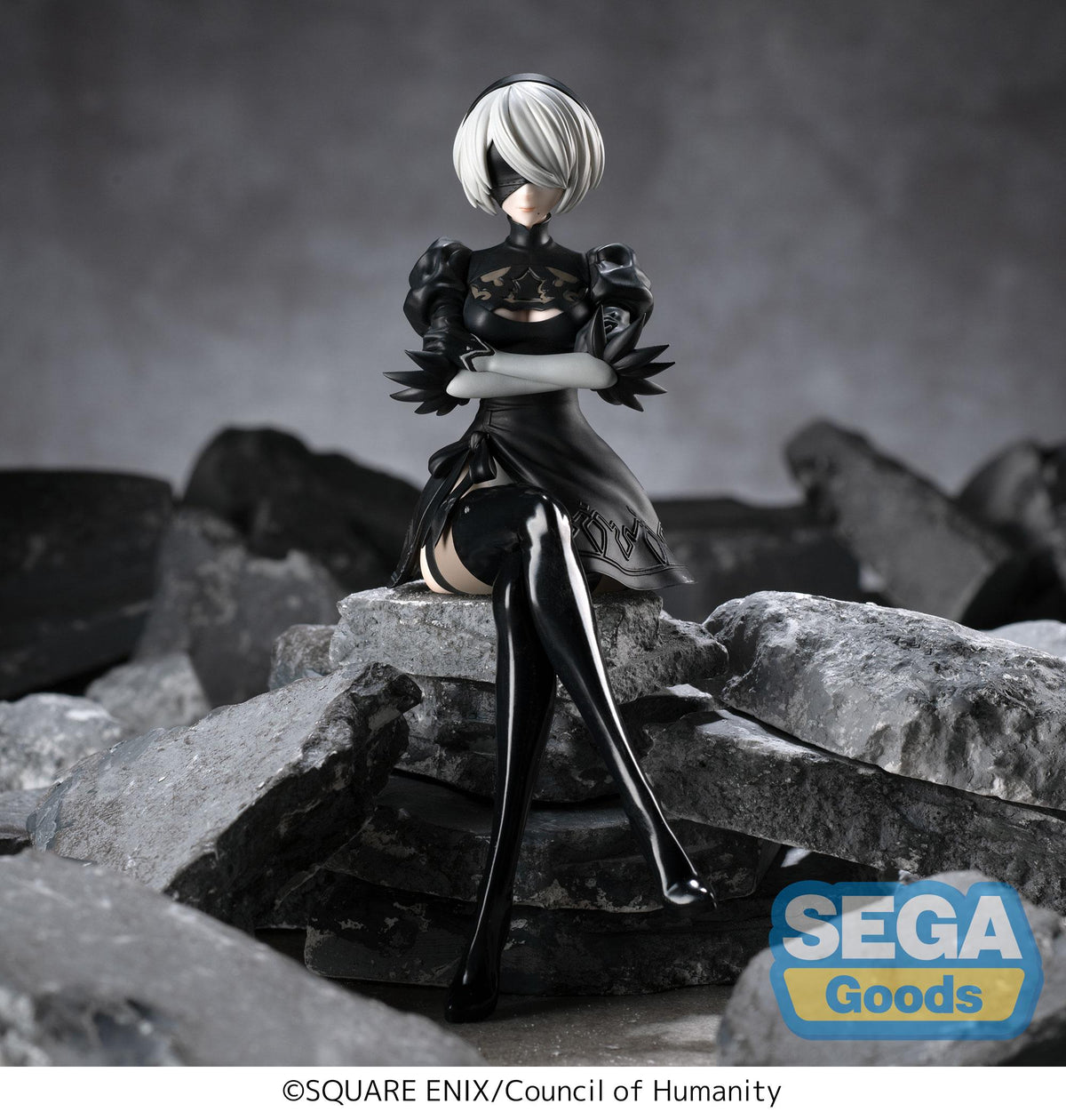 NieR:Automata Ver1.1a PM Perching Figure &quot;2B&quot;-Sega-Ace Cards &amp; Collectibles