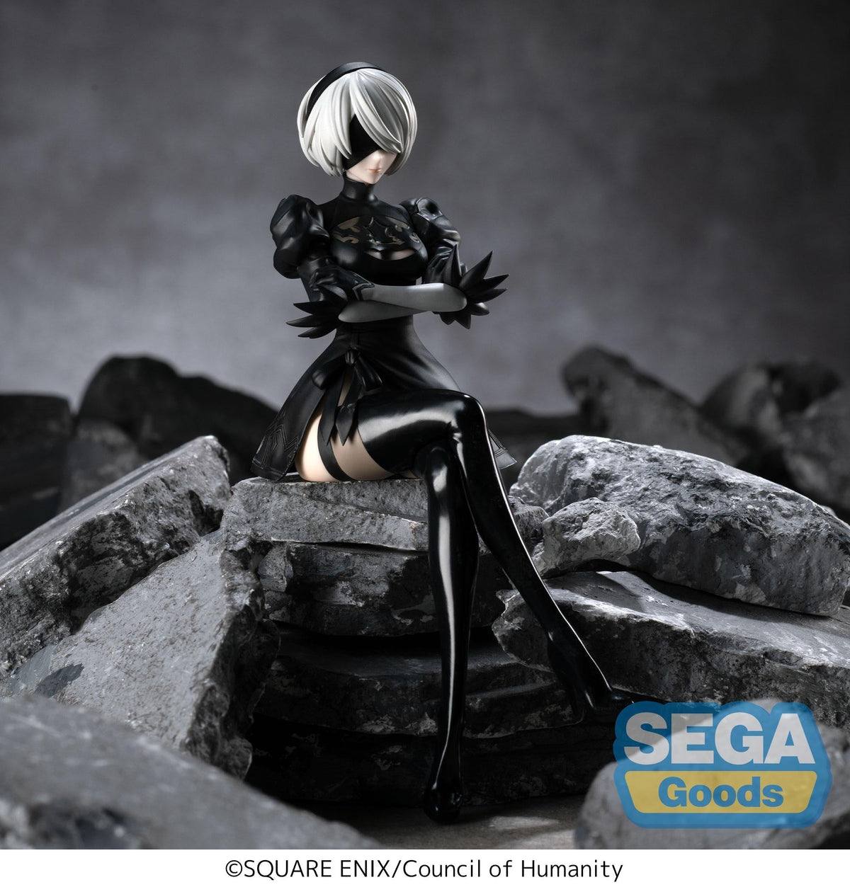 NieR:Automata Ver1.1a PM Perching Figure &quot;2B&quot;-Sega-Ace Cards &amp; Collectibles