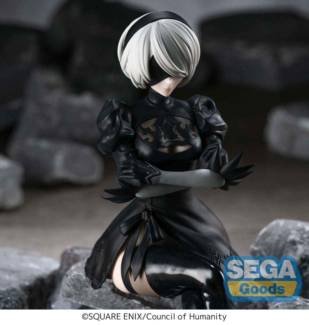 NieR:Automata Ver1.1a PM Perching Figure &quot;2B&quot;-Sega-Ace Cards &amp; Collectibles