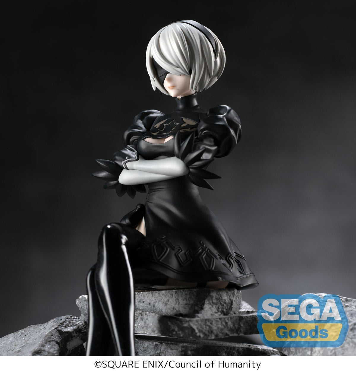 NieR:Automata Ver1.1a PM Perching Figure &quot;2B&quot;-Sega-Ace Cards &amp; Collectibles