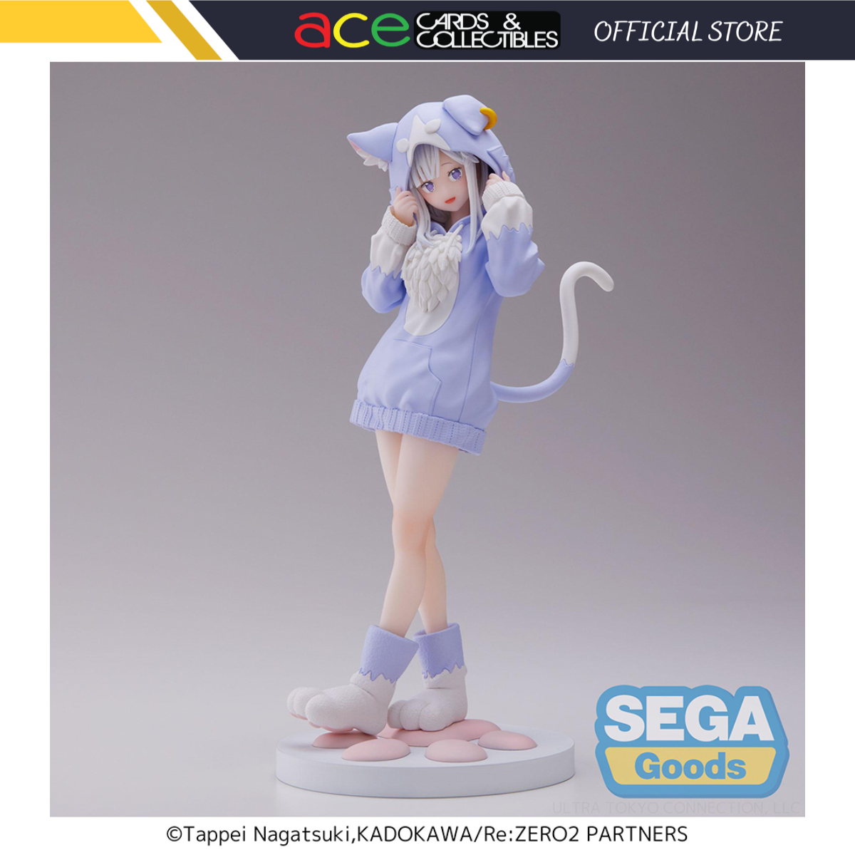 Re:Zero Starting Life In Another World Luminaata Figure "Emilia" (Mofumofu Pack)-Sega-Ace Cards & Collectibles