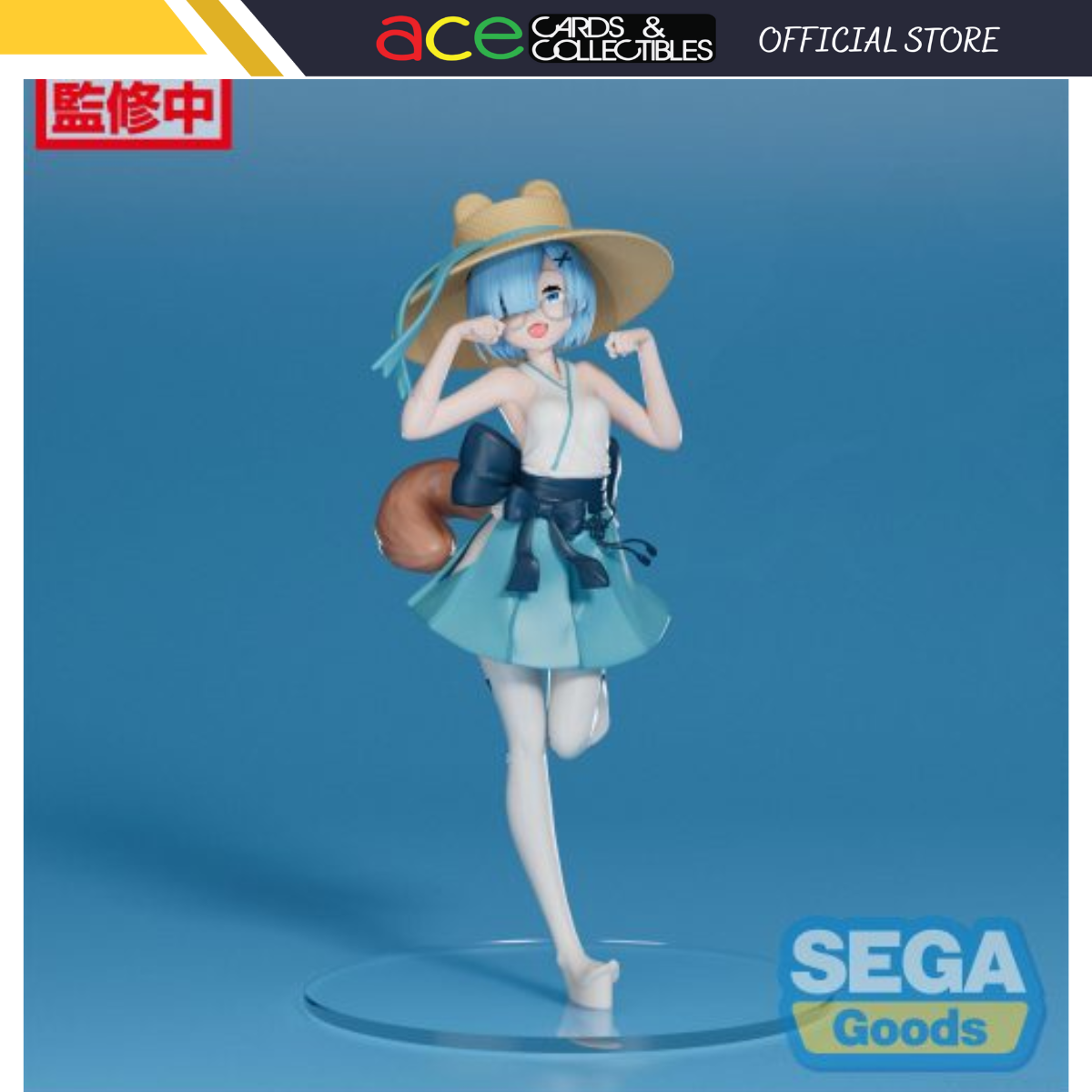 Re:Zero Starting Life In Another World Luminasta &quot;Rem&quot; (Pom Poko Racoon Dog)-Sega-Ace Cards &amp; Collectibles