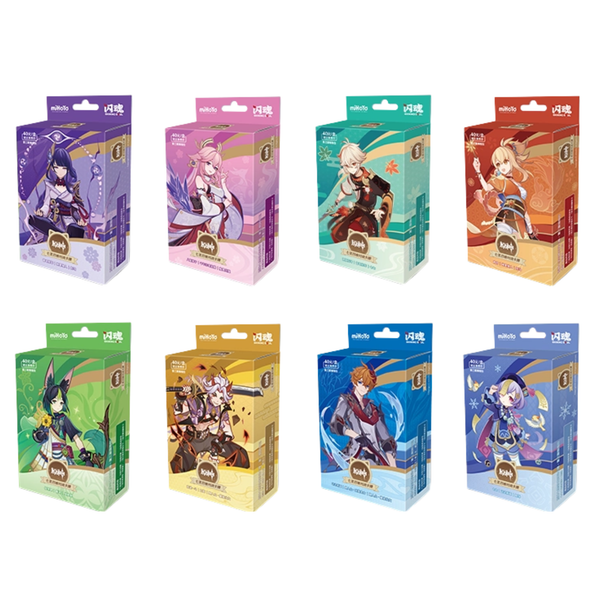Genshin Impact Genius Invokation TCG Vol 3 Pre Decks-Raiden Shogun-Shining Soul-Ace Cards & Collectibles