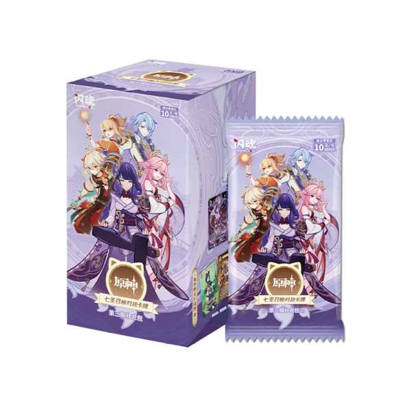 Genshin Impact Genius Invokation TCG Vol. 3 Booster-Single Pack (Random)-Shining Soul-Ace Cards & Collectibles
