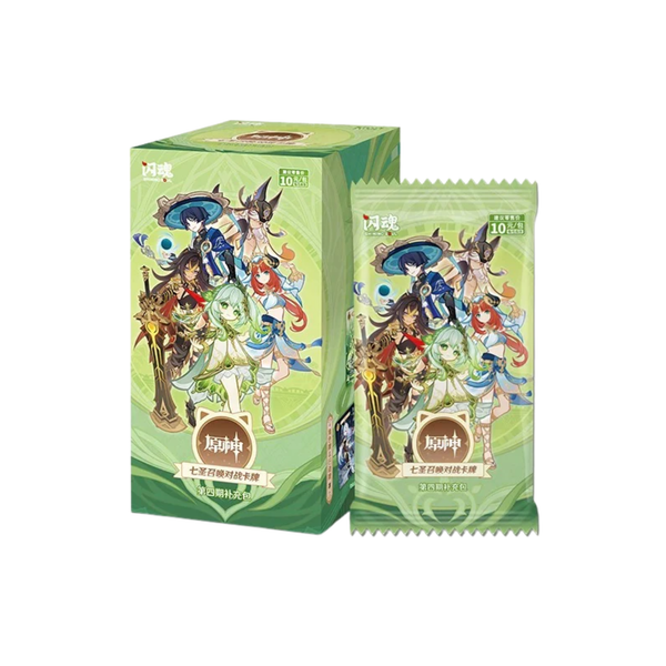 Genshin Impact Genius Invokation TCG Vol. 4 Booster-Single Pack (Random)-Shining Soul-Ace Cards & Collectibles