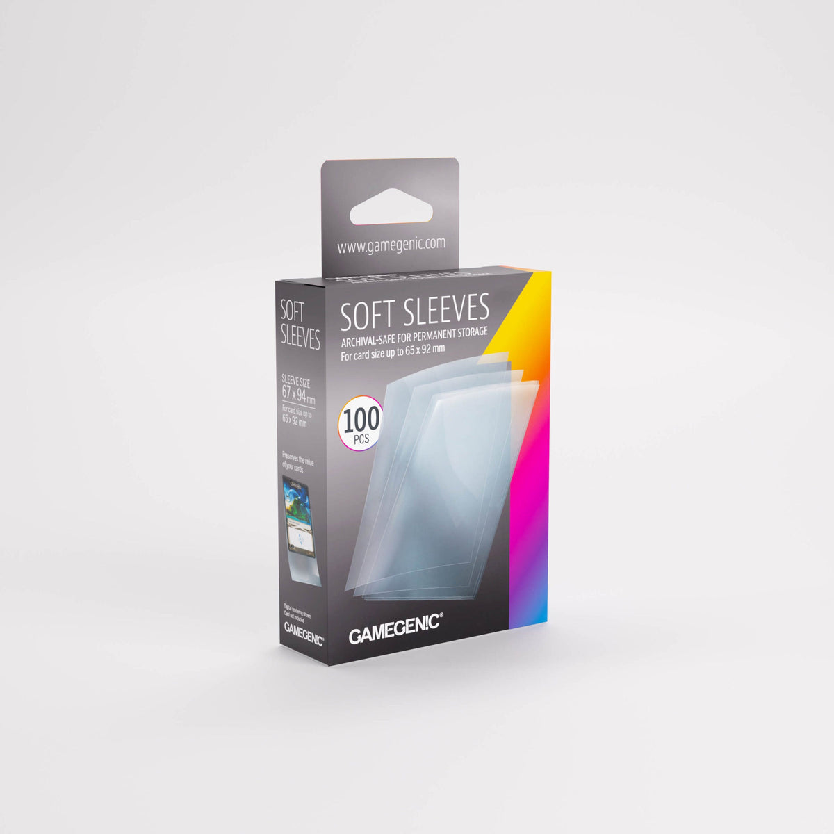Gamegenic Sleeve Standard Size 100pcs "Soft Sleeves" (NEW 2026)