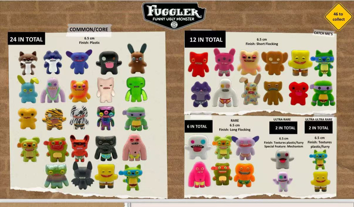 Fuggler Funny Ugly Monster Collectible Figures Keychain Vol.2-Single Box (Random)-Sonny Angel-Ace Cards & Collectibles