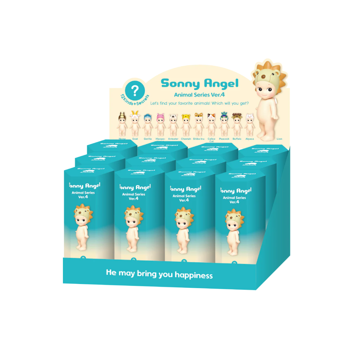 Sonny Angel x Mini Figure Animal Series Ver. 4-Whole Box (12pcs)-Sonny Angel-Ace Cards & Collectibles