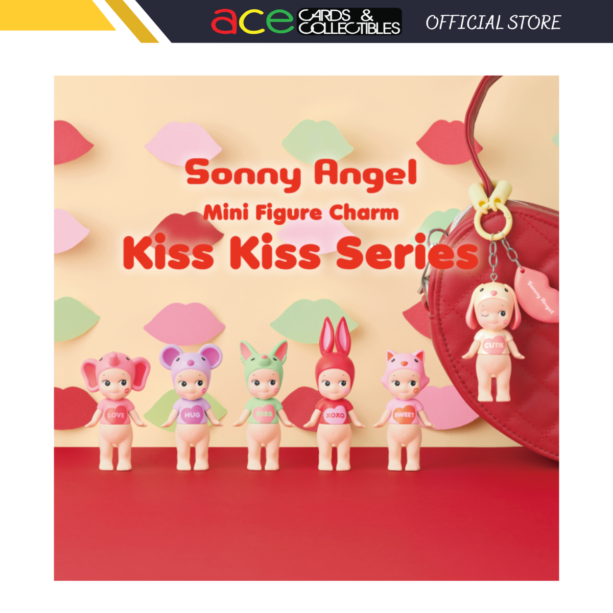 Sonny Angel x Mini Figure Charm Kiss Kiss Series-Single Box (Random)-Sonny Angel-Ace Cards & Collectibles