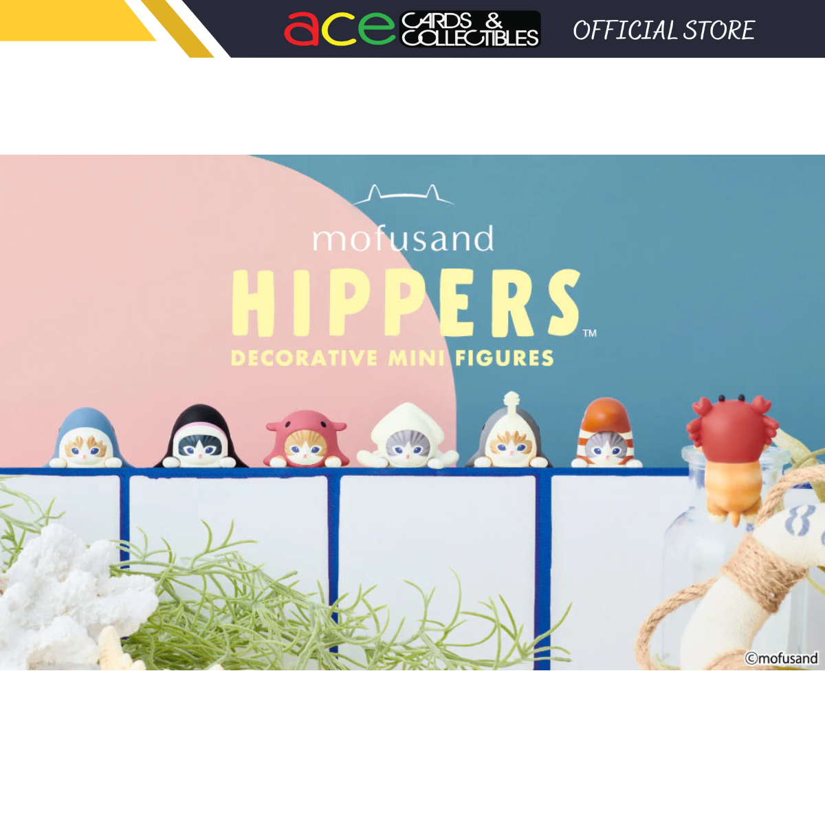 Sonny Angel x Mofusand HIPPERS Decorative Mini Figures Blind Box-Single Box (Random)-Sonny Angel-Ace Cards & Collectibles