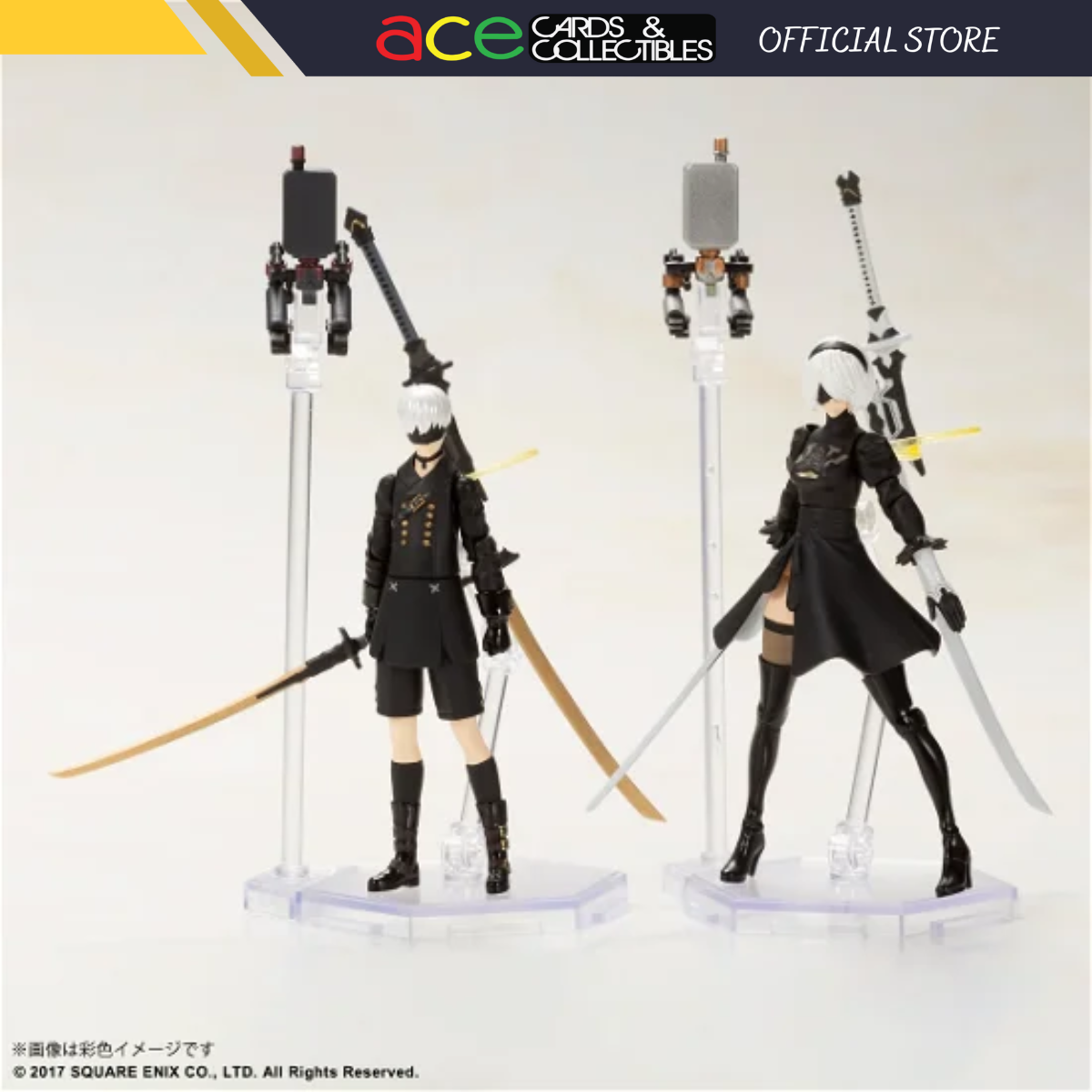 NieR:Automata Plastic Model Kit - 2B & 9S-Square Enix-Ace Cards & Collectibles