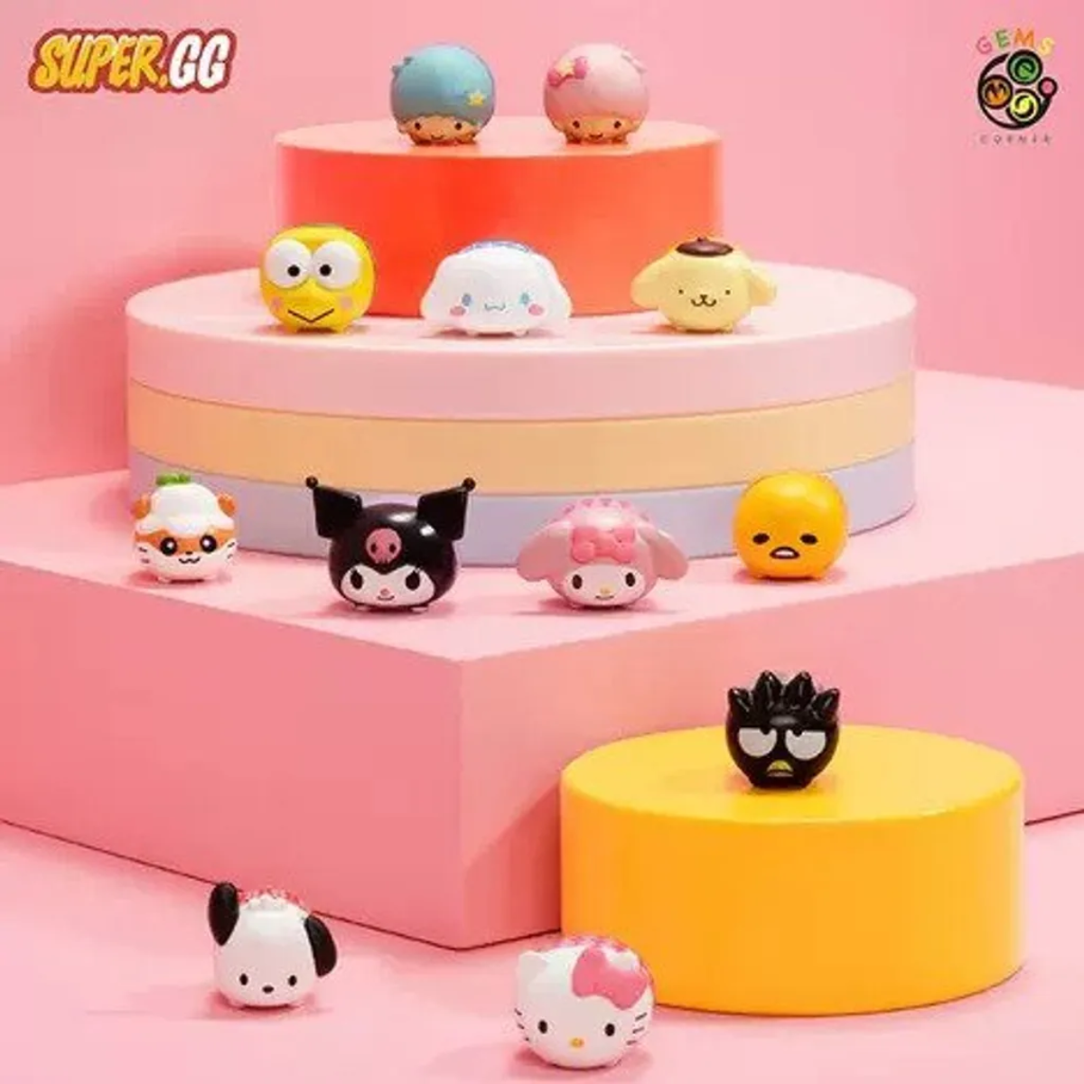 Super GG x Gems Corner Sanrio Characters Mini Cuteness Series 1-Display Box (12pcs)-Super GG-Ace Cards &amp; Collectibles