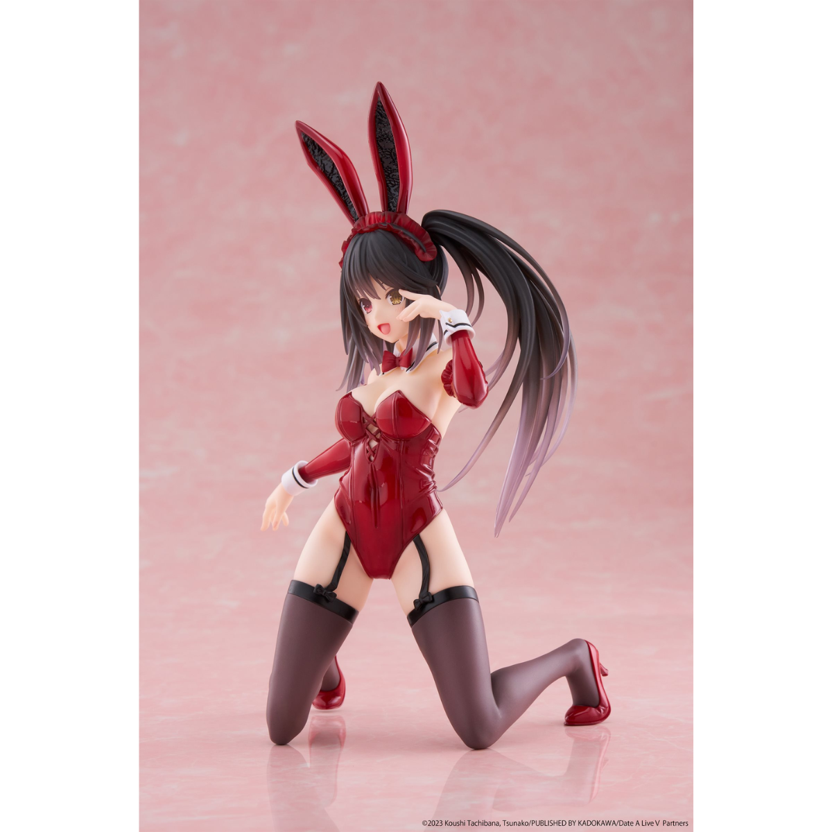 Date A Live &quot;Kurumi Tokisaki&quot; Desktop Cute Prize Figure (Bunny Ver.)-Taito-Ace Cards &amp; Collectibles