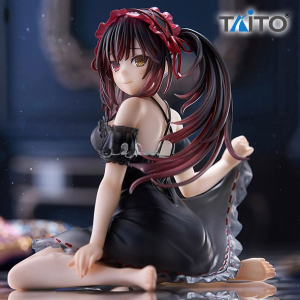 Date A Live TAITO "Kurumi Tokisaki" Desktop Cute Prize Figure (Nightwear Ver.)-Taito-Ace Cards & Collectibles