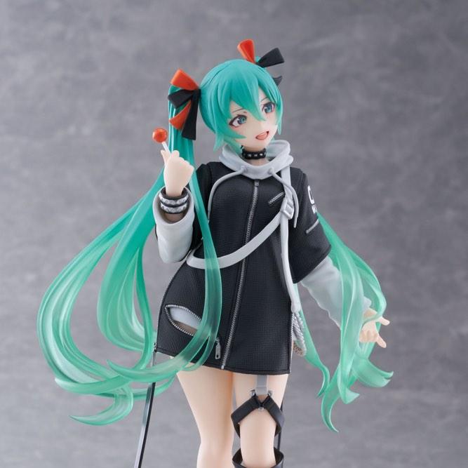 Hatsune Miku Fashion Figure &quot;Hatsune Miku&quot; (Punk Ver.)-Taito-Ace Cards &amp; Collectibles