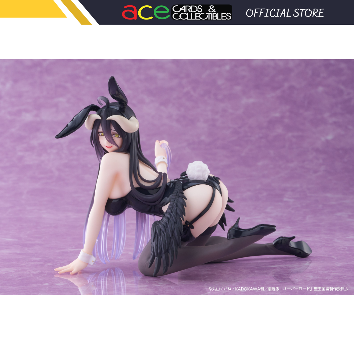 Overlord - &quot;Albedo&quot; Desktop Cute Prize Figure (Bunny Ver.)-Taito-Ace Cards &amp; Collectibles