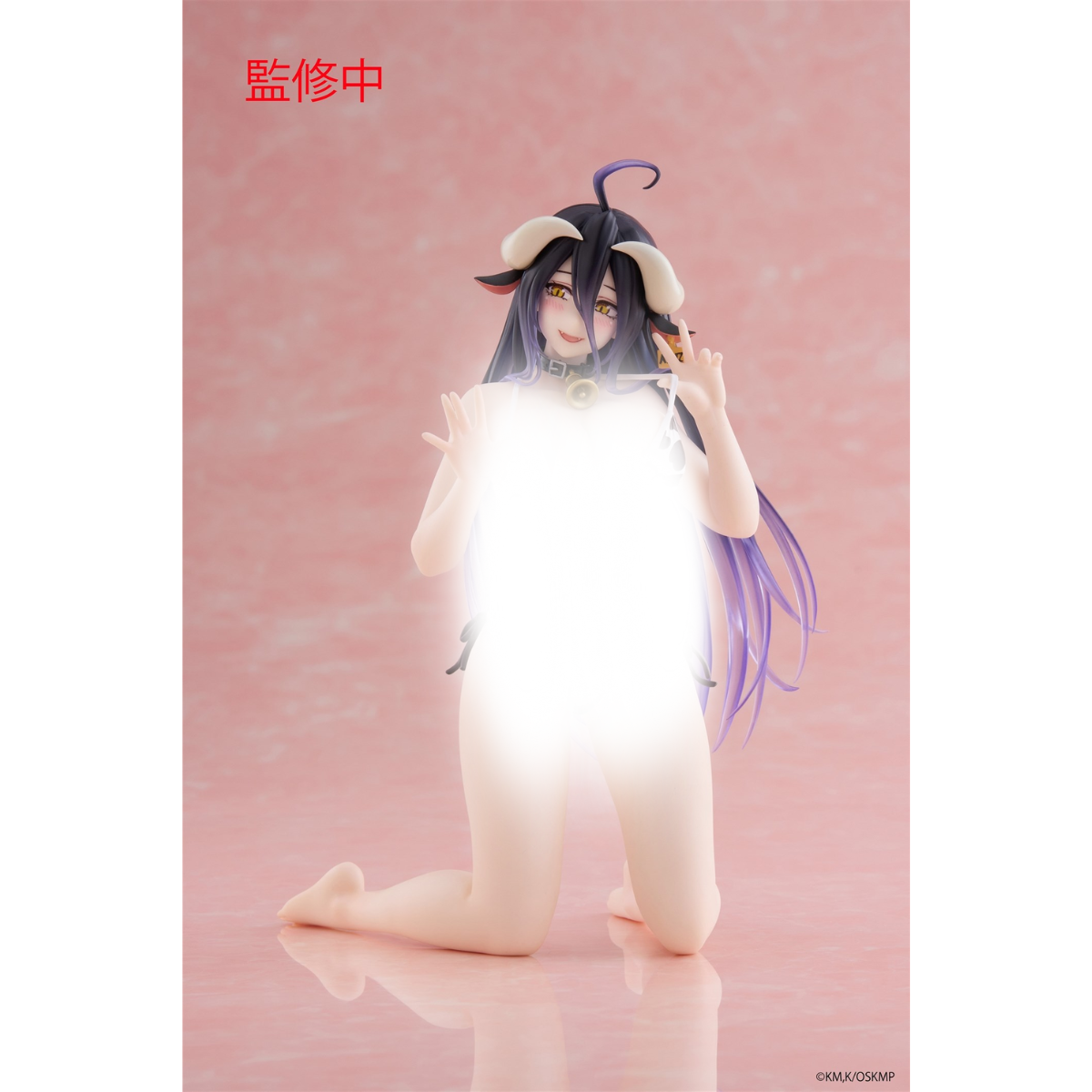 Overlord Desktop Cute Figure - "Albedo" (Cow-Print Swimsuit Ver.)-Taito-Ace Cards & Collectibles