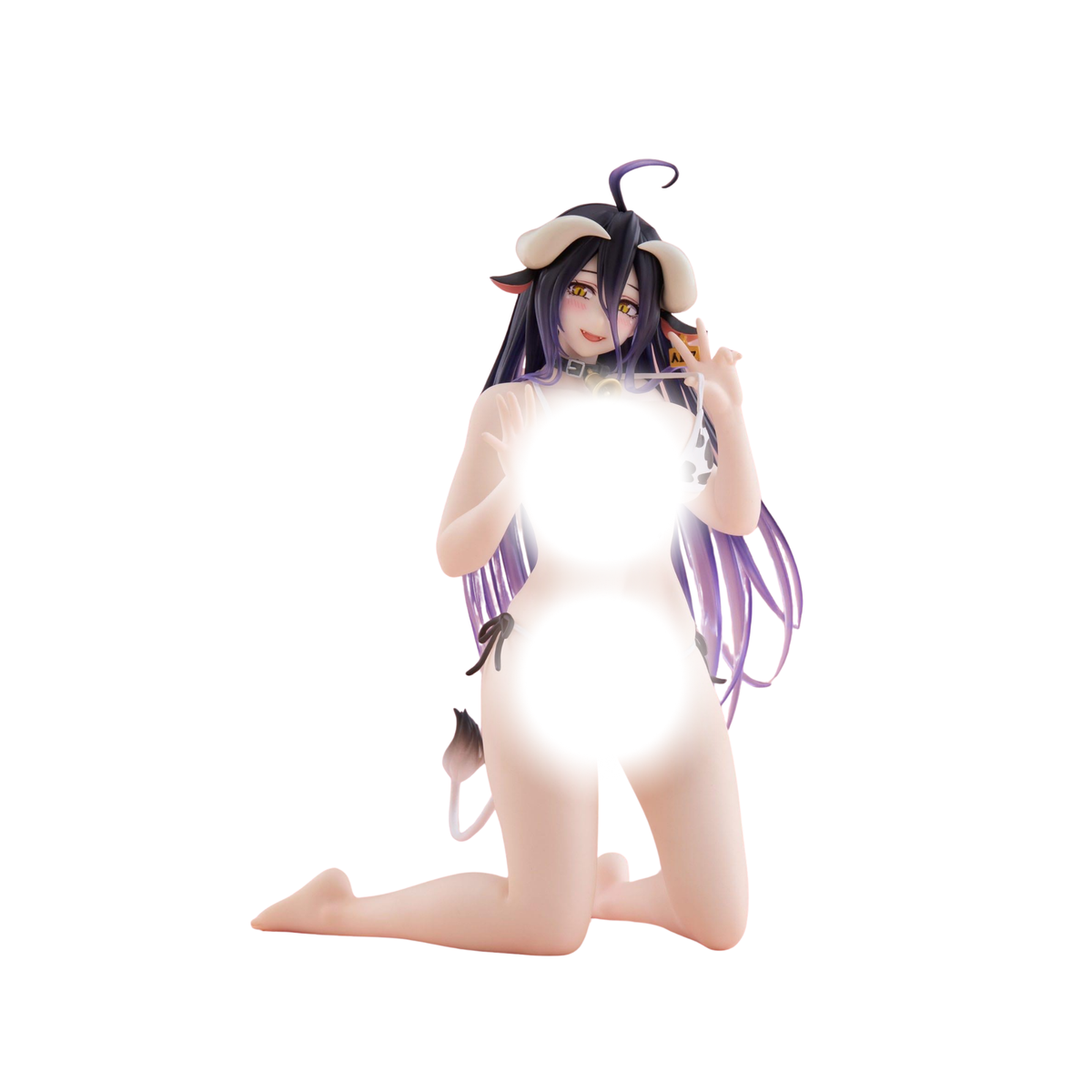 Overlord Desktop Cute Figure - "Albedo" (Cow-Print Swimsuit Ver.)-Taito-Ace Cards & Collectibles