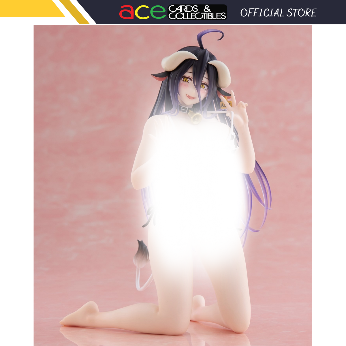 Overlord Desktop Cute Figure - "Albedo" (Cow-Print Swimsuit Ver.)-Taito-Ace Cards & Collectibles