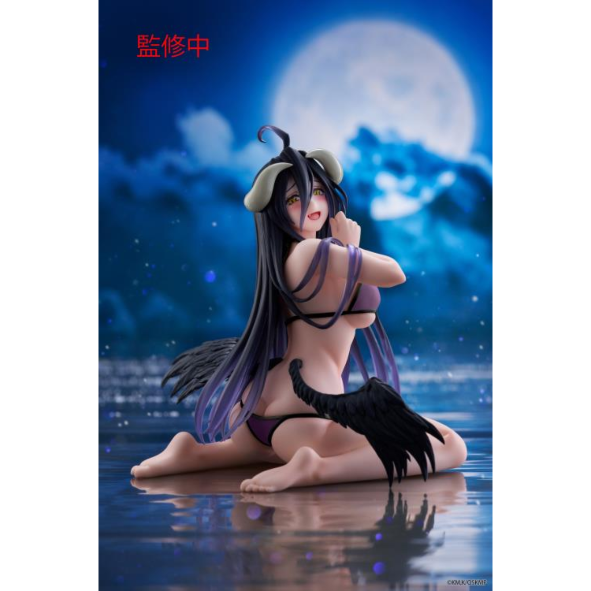 Overlord Desktop Cute Figure - &quot;Albedo&quot; (Swimsuit Ver.) Renewal Edition-Taito-Ace Cards &amp; Collectibles