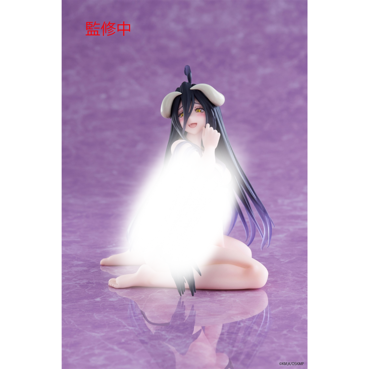Overlord Desktop Cute Figure - "Albedo" (Swimsuit Ver.) Renewal Edition-Taito-Ace Cards & Collectibles