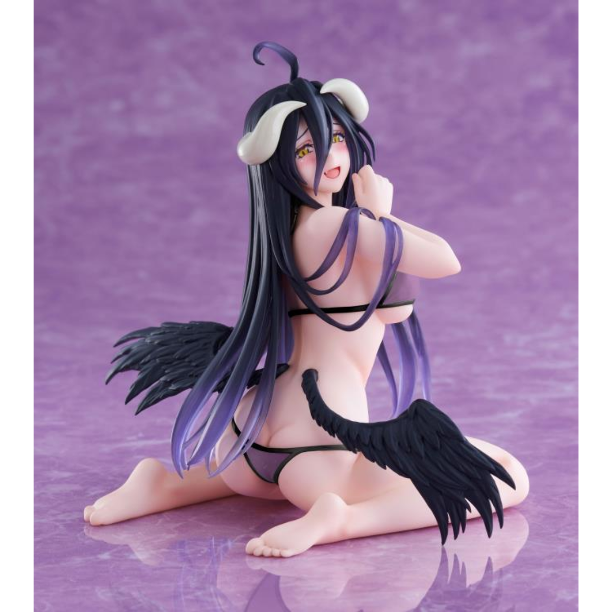 Overlord Desktop Cute Figure - &quot;Albedo&quot; (Swimsuit Ver.) Renewal Edition-Taito-Ace Cards &amp; Collectibles