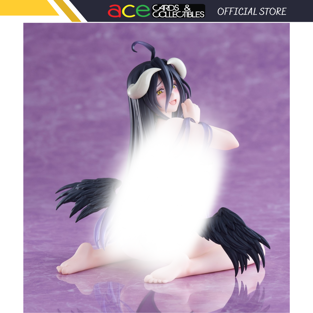 Overlord Desktop Cute Figure - "Albedo" (Swimsuit Ver.) Renewal Edition-Taito-Ace Cards & Collectibles