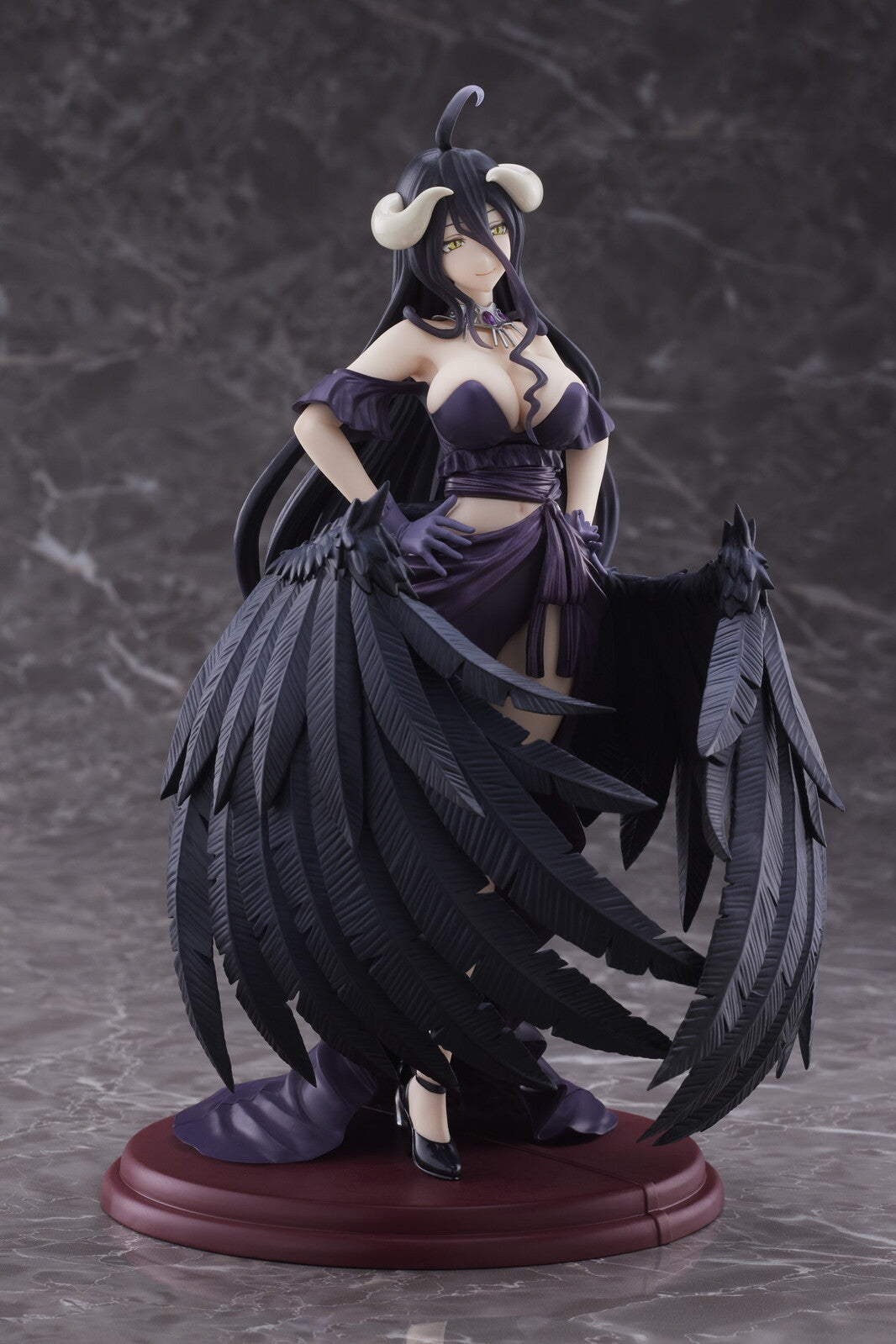 Overlord IV AMP+ Figure &quot;Albedo&quot; (Black Dress Ver.)-Taito-Ace Cards &amp; Collectibles